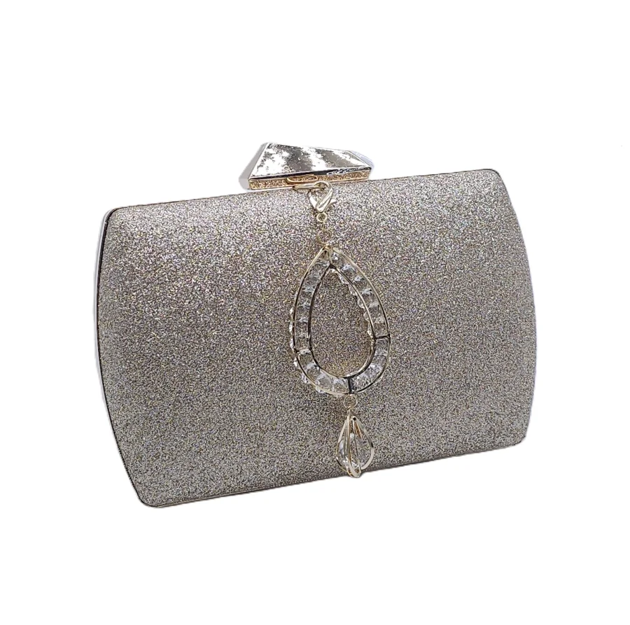 Minaudière glitter pendentif goutte | Dîna Shop'