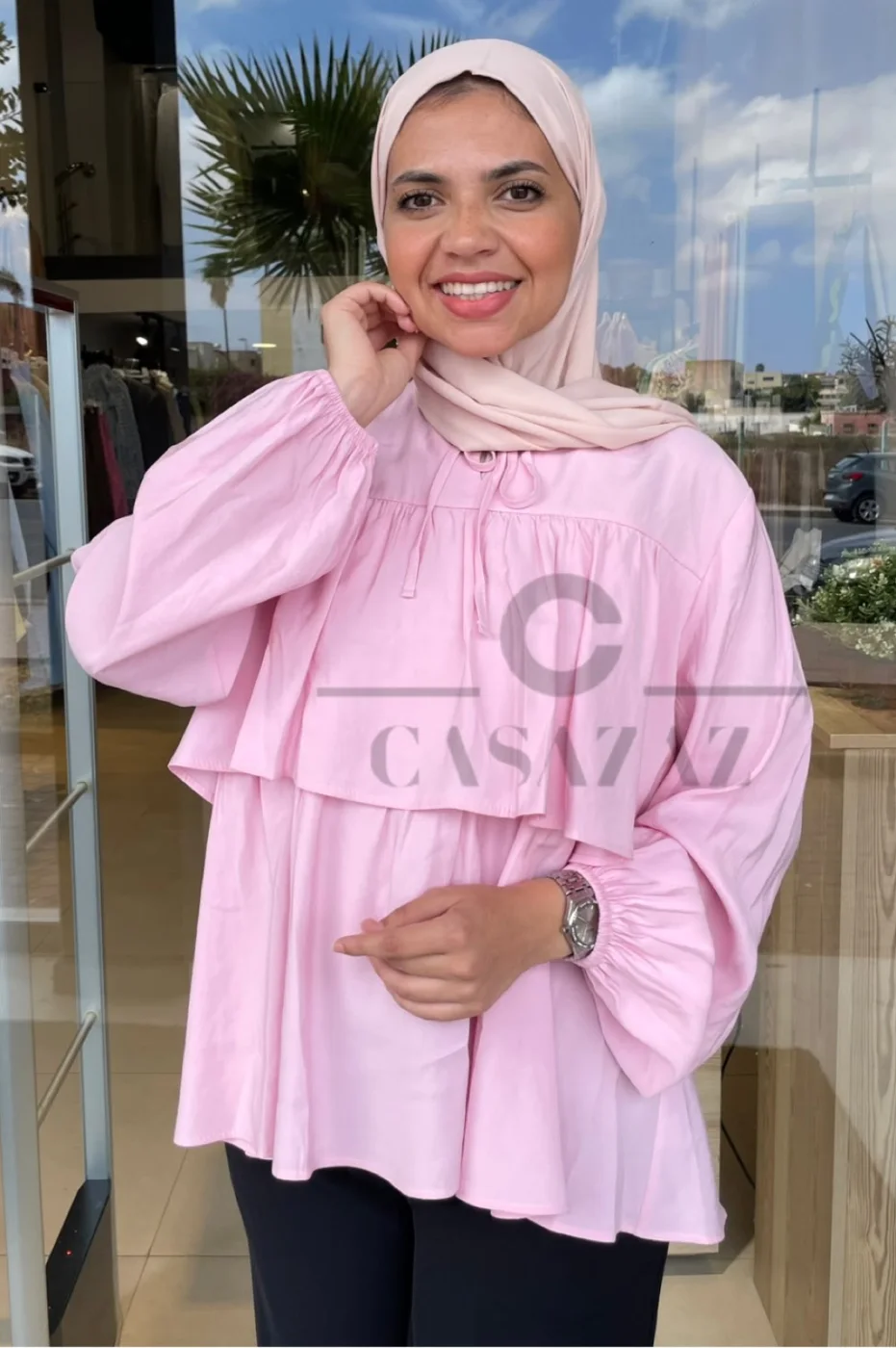 Blouse double volant | CasaZaz