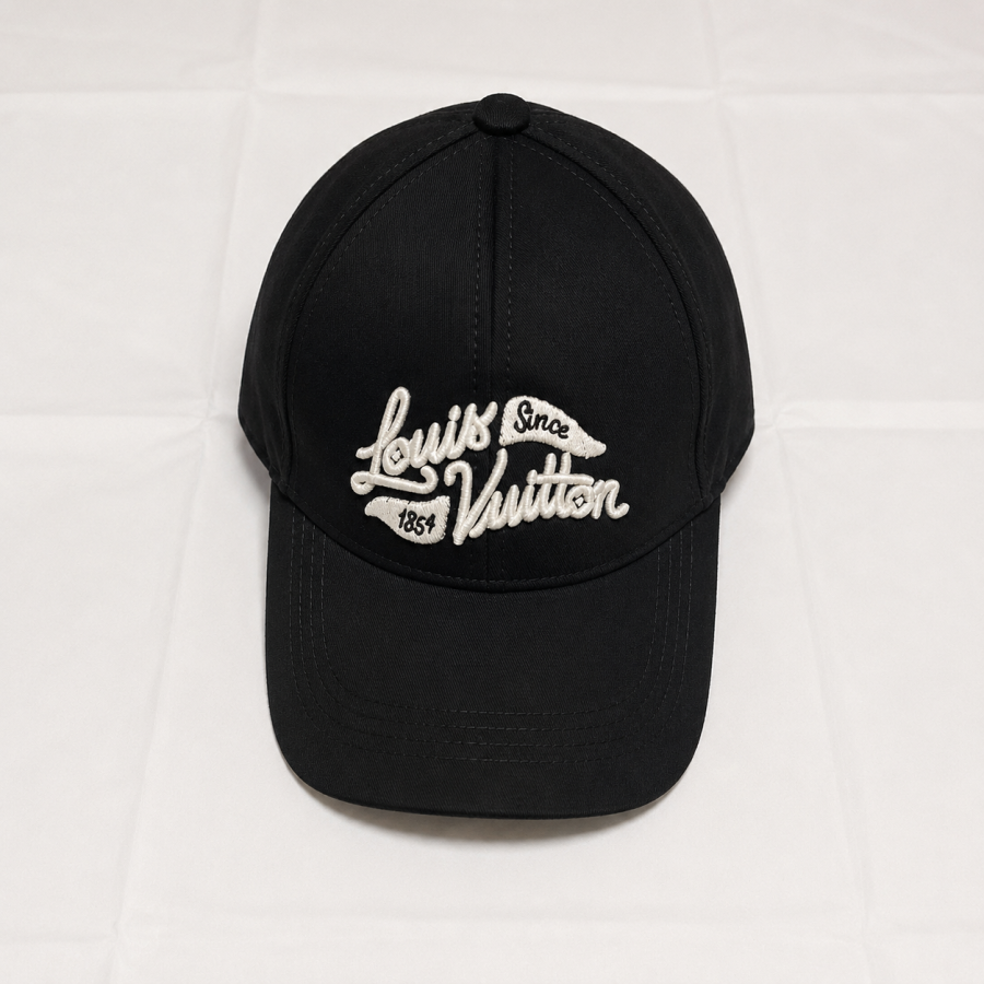 Louis Vuitton Cap Black Print | 