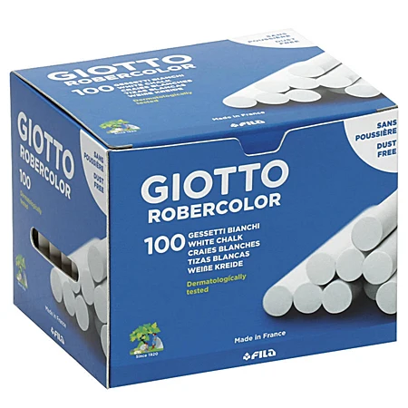 Boite de 100 craies blanche Giotto  | GX-IVOIRE SERVICE 