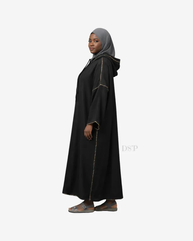Robe longue à capuche - Luna - Taille Unique | Dîna Shop'