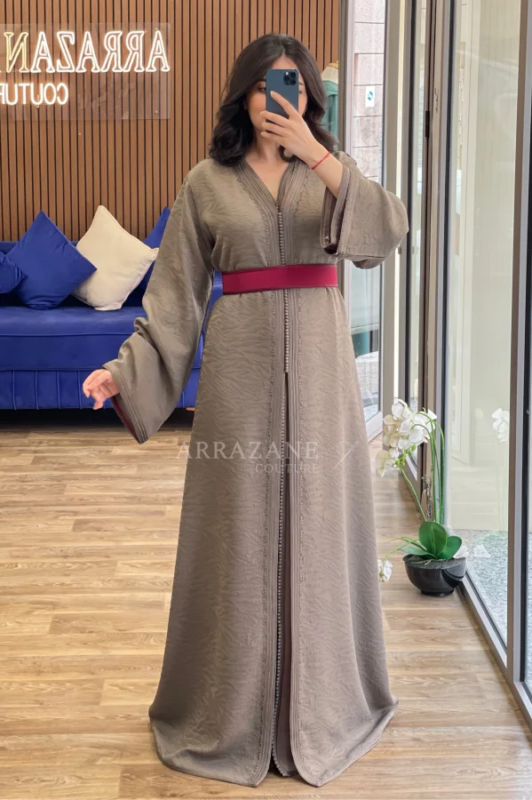 Takchita zwak mallam doubleur taupe | CasaZaz