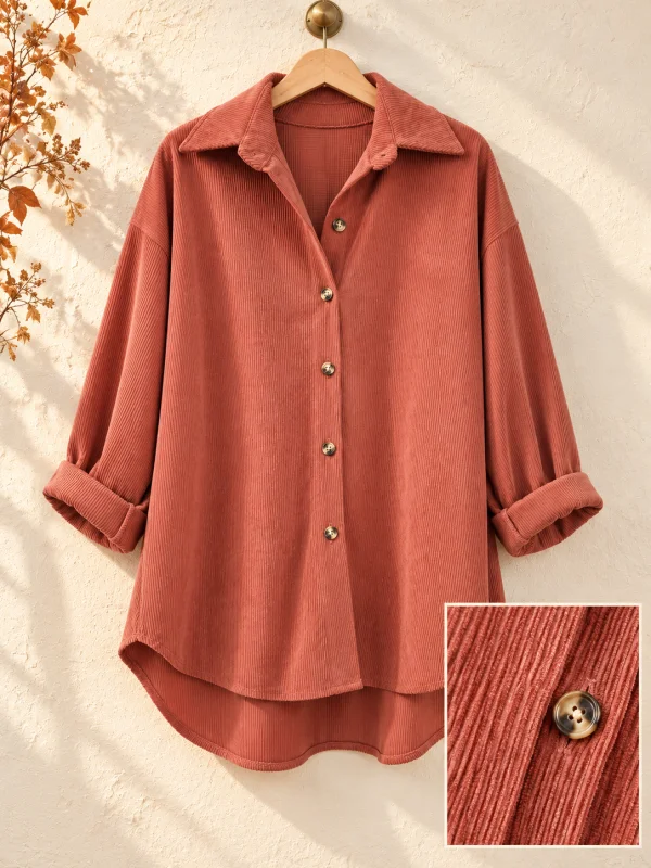 Chemise " julia" rouille 38 au 48/50 | Les Chics Filles by Sab