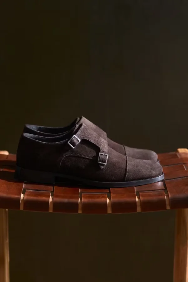 PRÉ-RESERVA Sapato Monk Strap La Garrocha em Castanho  | definne