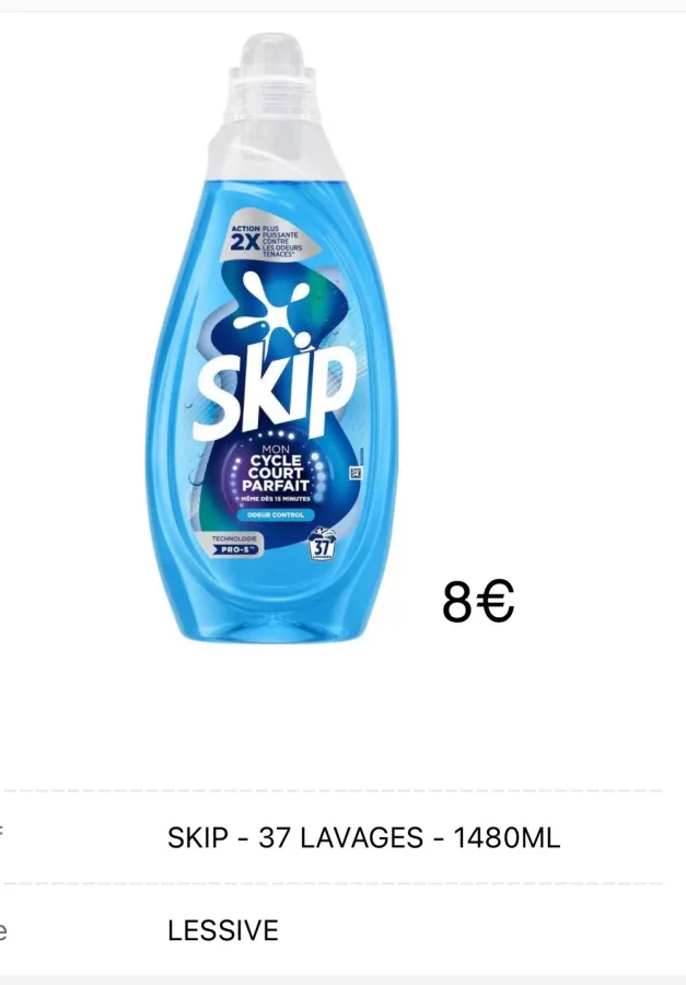 Skip bleu 37 lavages | fresh home