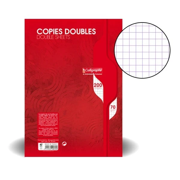Copies doubles A4 petit carreau  | GX-IVOIRE SERVICE 