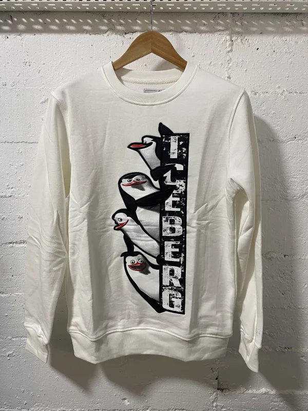 Iceberg Pinguin Sweatshirt White | MASSIMOLUXURYOUTLET