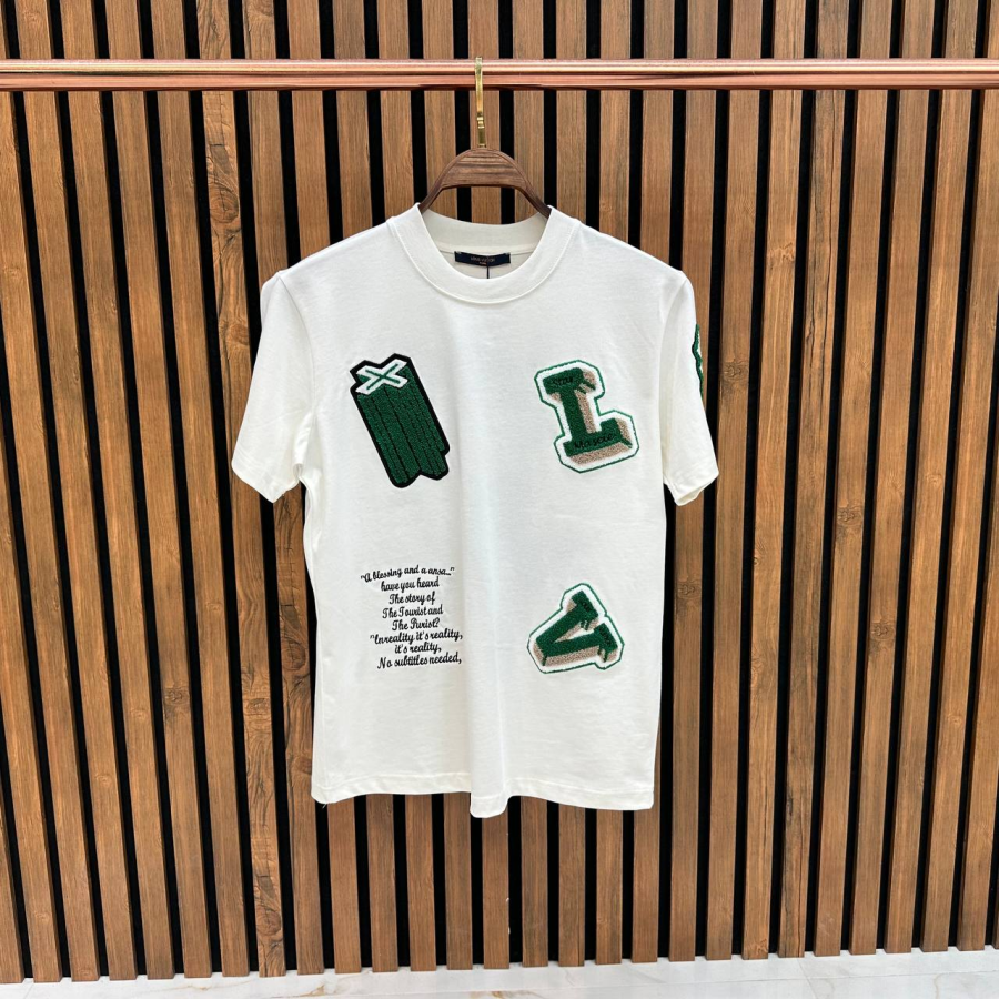Louis Vuitton T-Shirt White/Green  | 