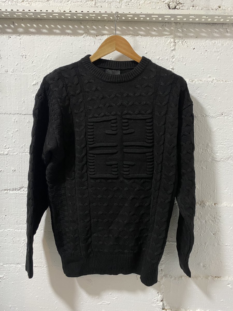 Givenchy Paris Sweater Black | MASSIMOLUXURYOUTLET