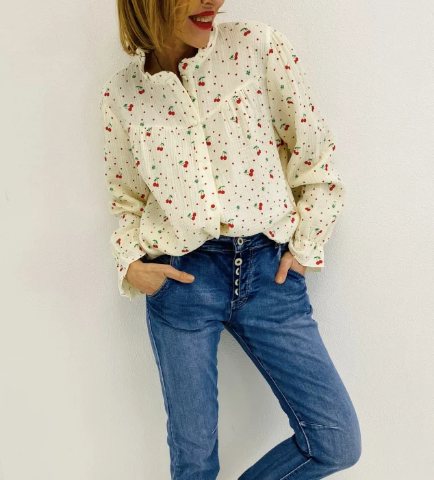 Chemise coton 🍒 | L’Atelier d’Eve 