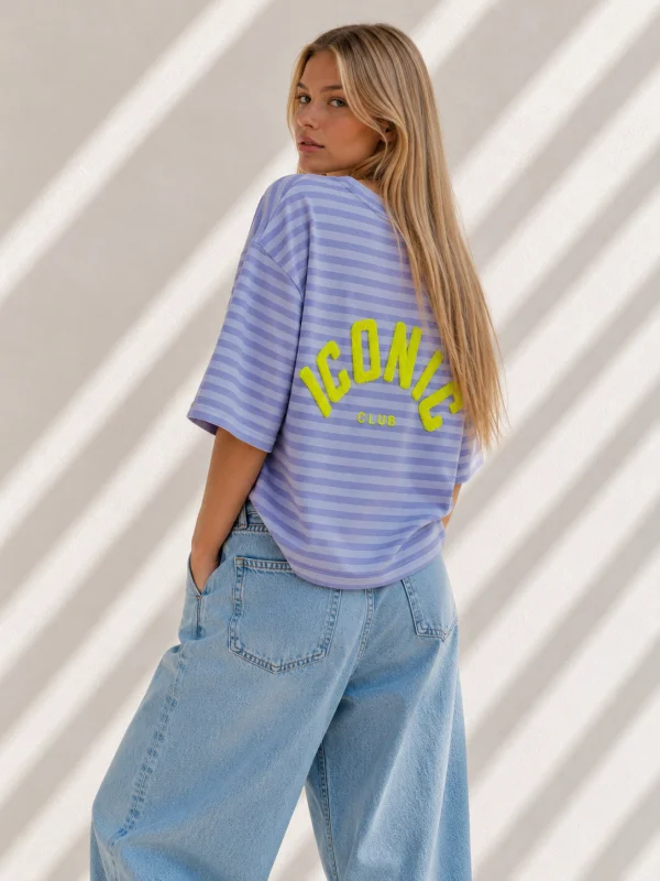 Iconic Club Stripe Tee | Salsa Color