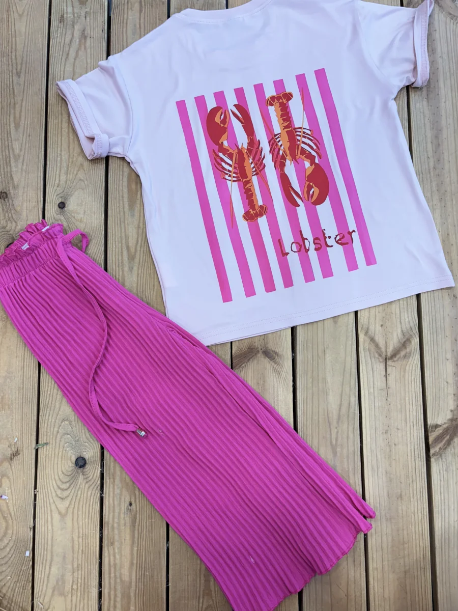 Pantalon fluide rose  | Lena in Love 