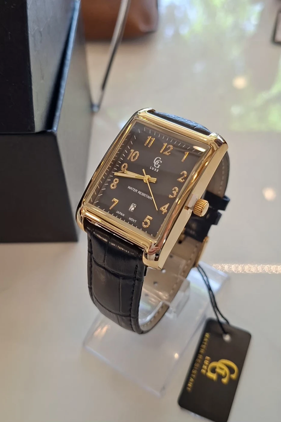 Relógio Prestige Classic Leather Black & Gold Cod 8888 | Definne