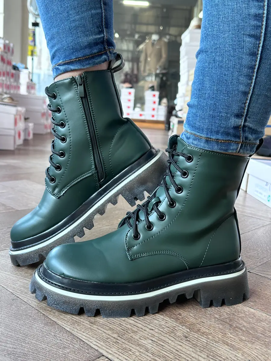 Boot khaki grün  | Lieblings Schuhe 