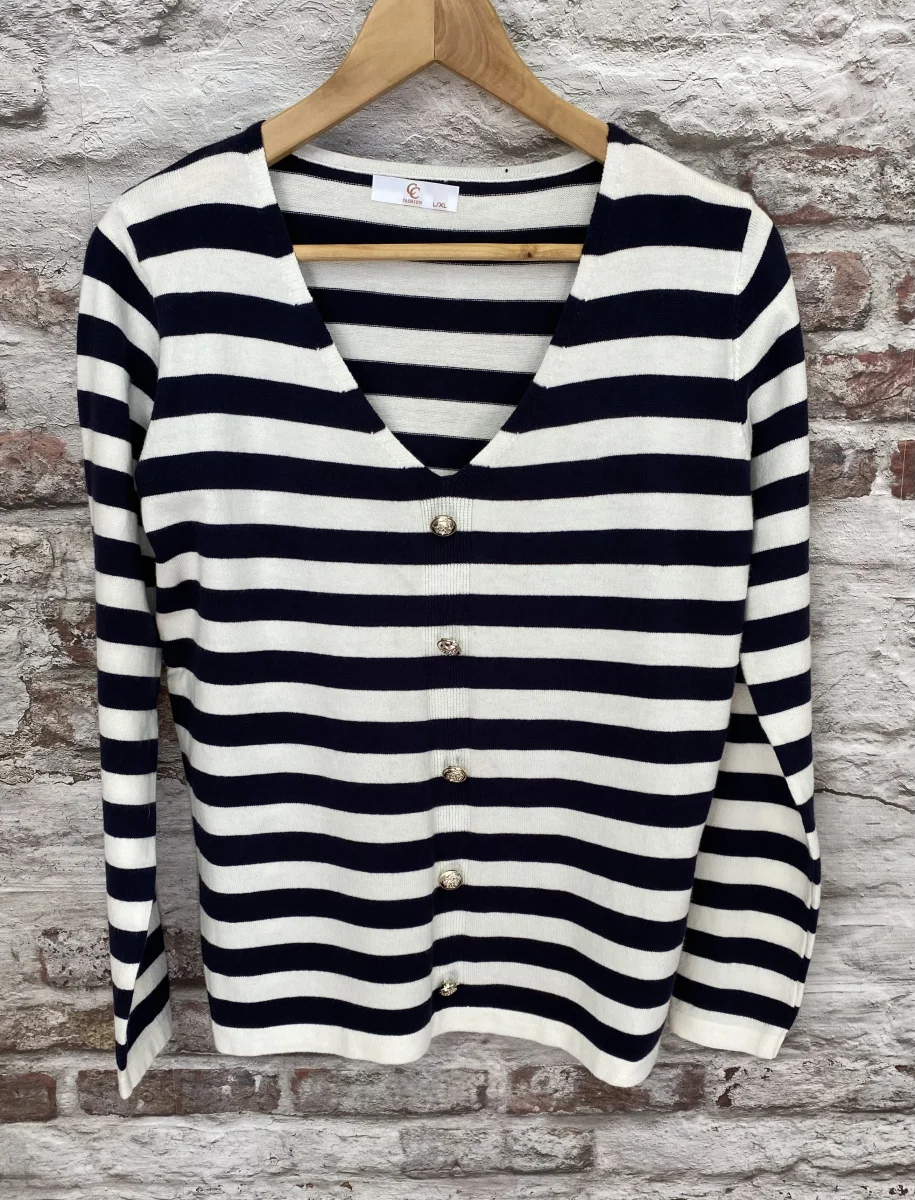Pull rayé | Jus de coco 