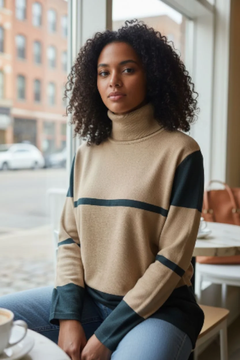 Maglia collo alto Nina Grey | Bellissima Store