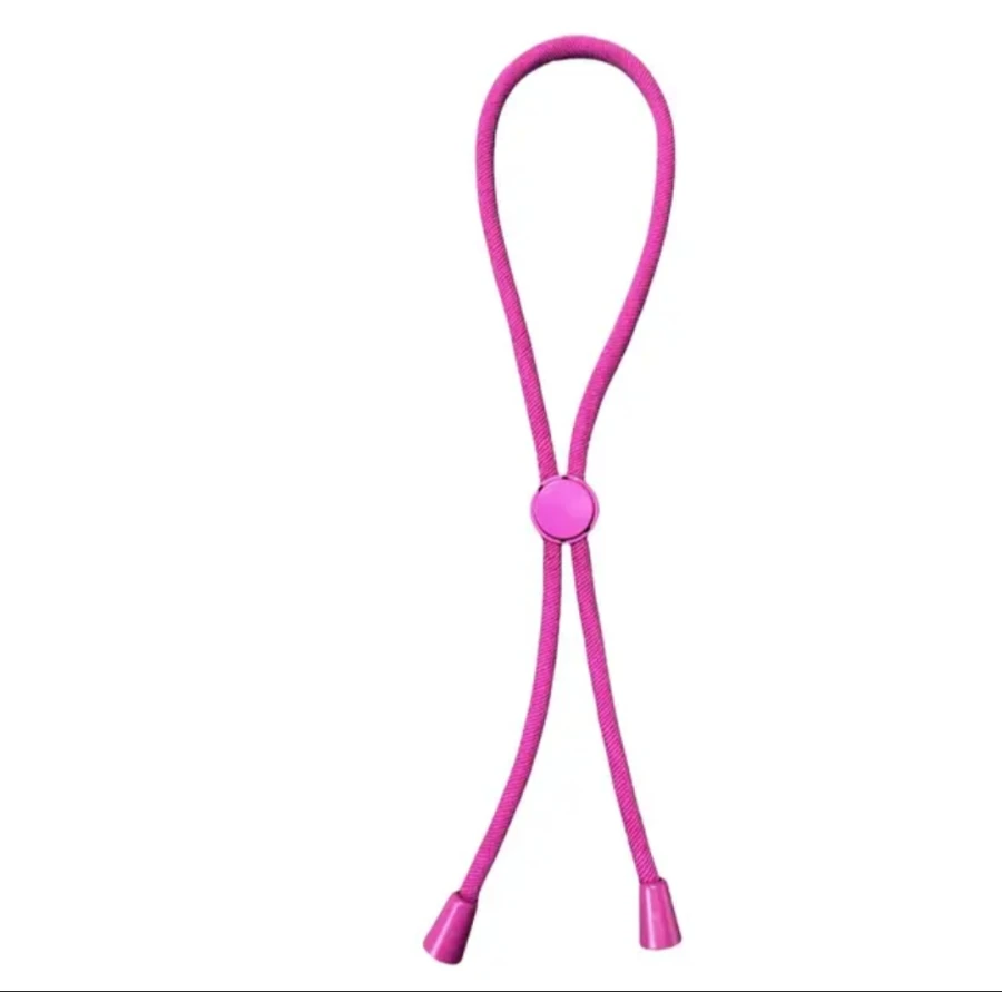 Cravate Élastique Ajustable pour Cheveux – Rose Fuchsia | Les Élixirs Parfumés