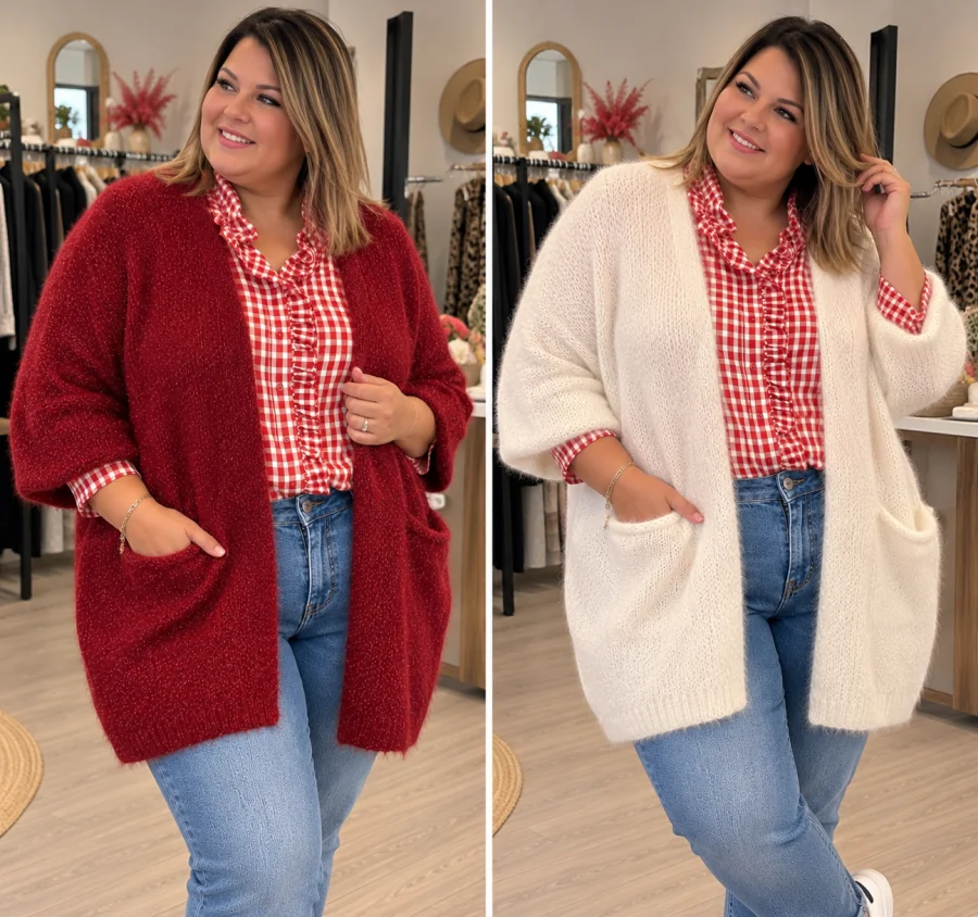 gilet avec poche | Boutique Manon création