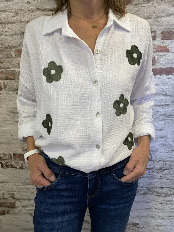Chemise fleurs | Jus de coco 