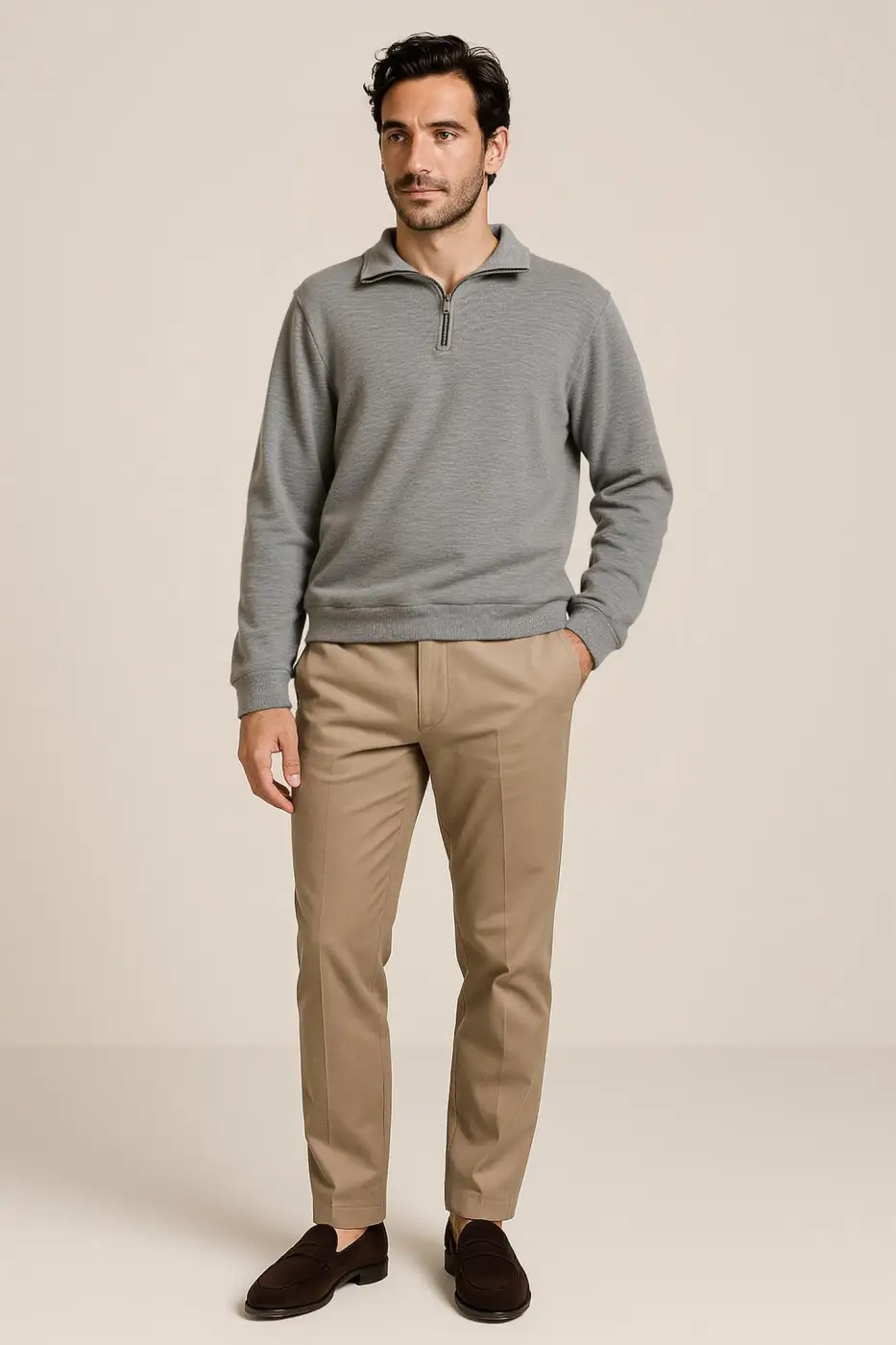 Maglia Uomo Colletto Mezza Zip | GIMARK