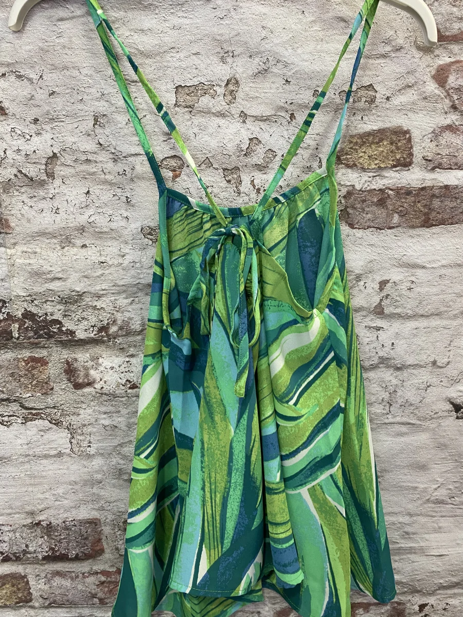 Robe courte feuillage | Jus de coco 