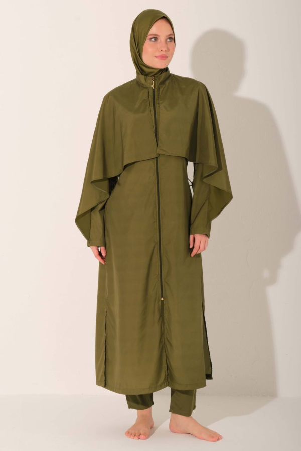 Burkini Valon Long Vert Olive | CasaZaz