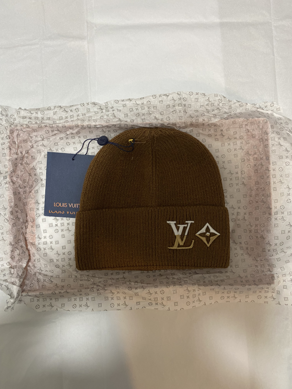 Louis Vuitton Cotton Cap Brown  | 