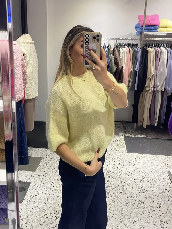 SHORT SLEEVE KNIT TOPS | Salsa Color