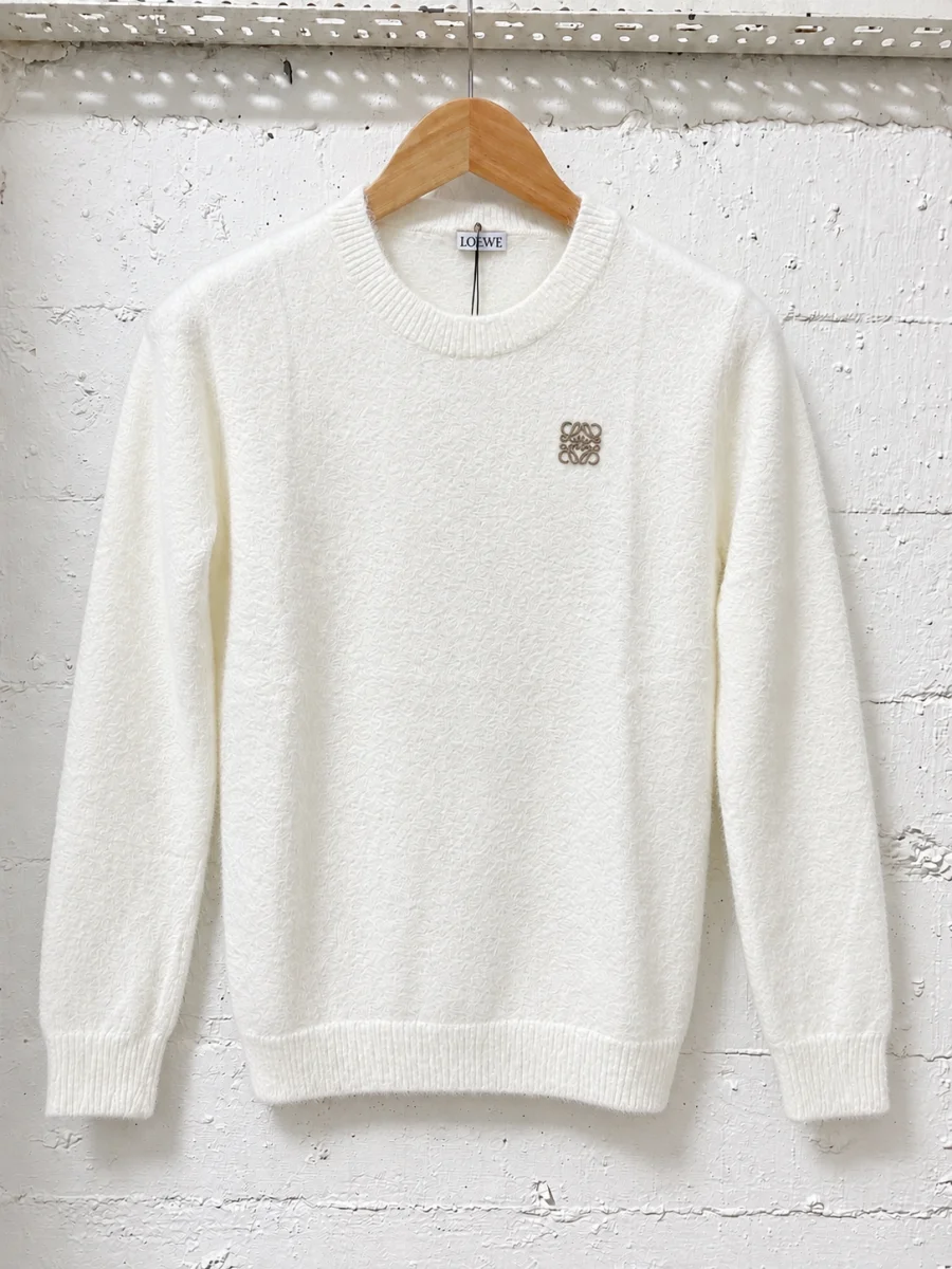 Loewe Women Knit Sweater White | 