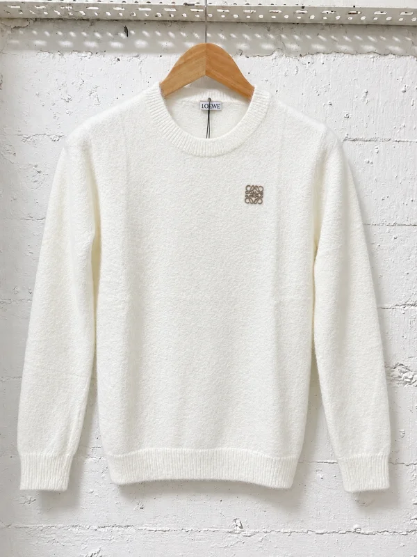 Loewe Women Knit Sweater White | 