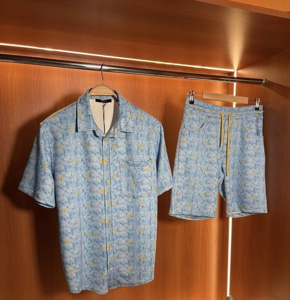 Louis Vuitton Tracksuit Light Blue | MASSIMOLUXURYOUTLET