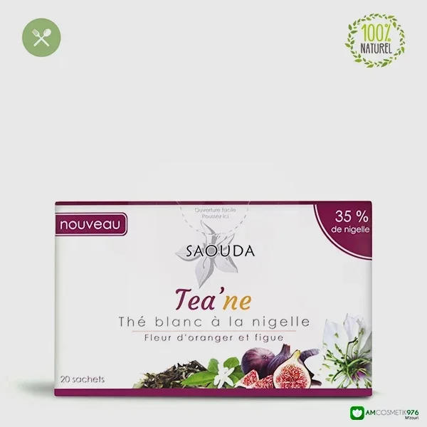 THÉ BLANC À LA NIGELLE – SAOUDA | AMCOSMETIK