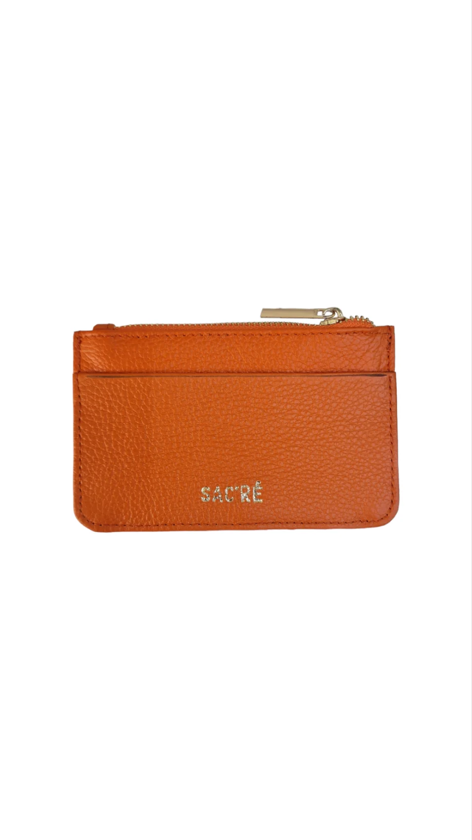 Nicky Cuir Orange | Sac'ré