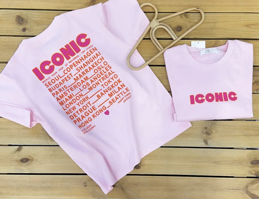 Tee shirt iconic rose  | Lena in Love 