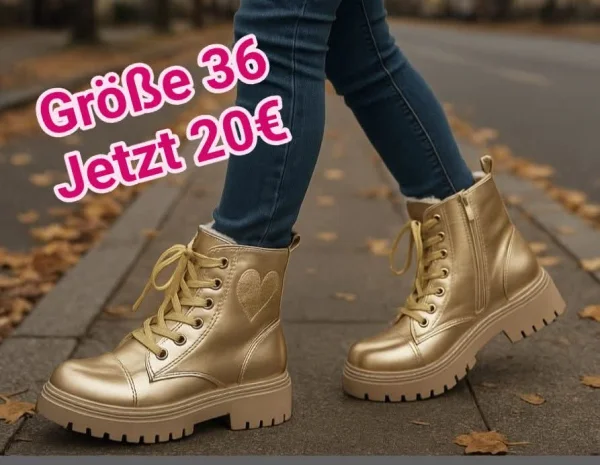 Boots Gold nur Größe 36 | Lieblings Schuhe 