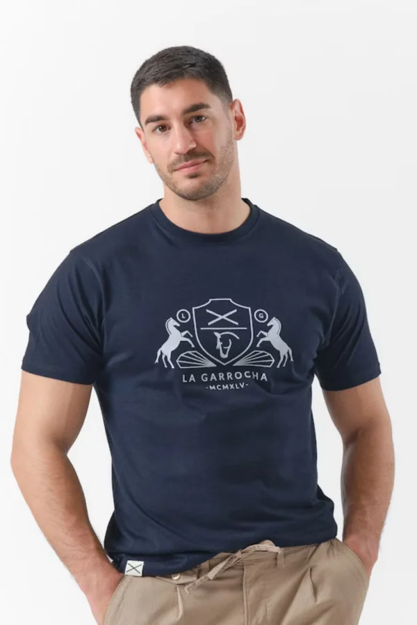 T-Shirt La Garrocha Basica em Marinho | definne