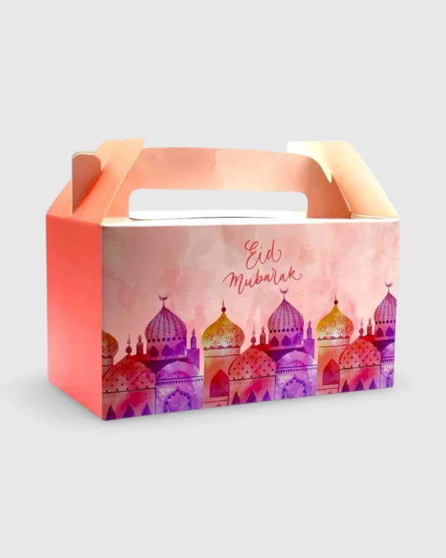 BOÎTE À GÂTEAUX EID - MOSQUÉE ROSE | AMCOSMETIK