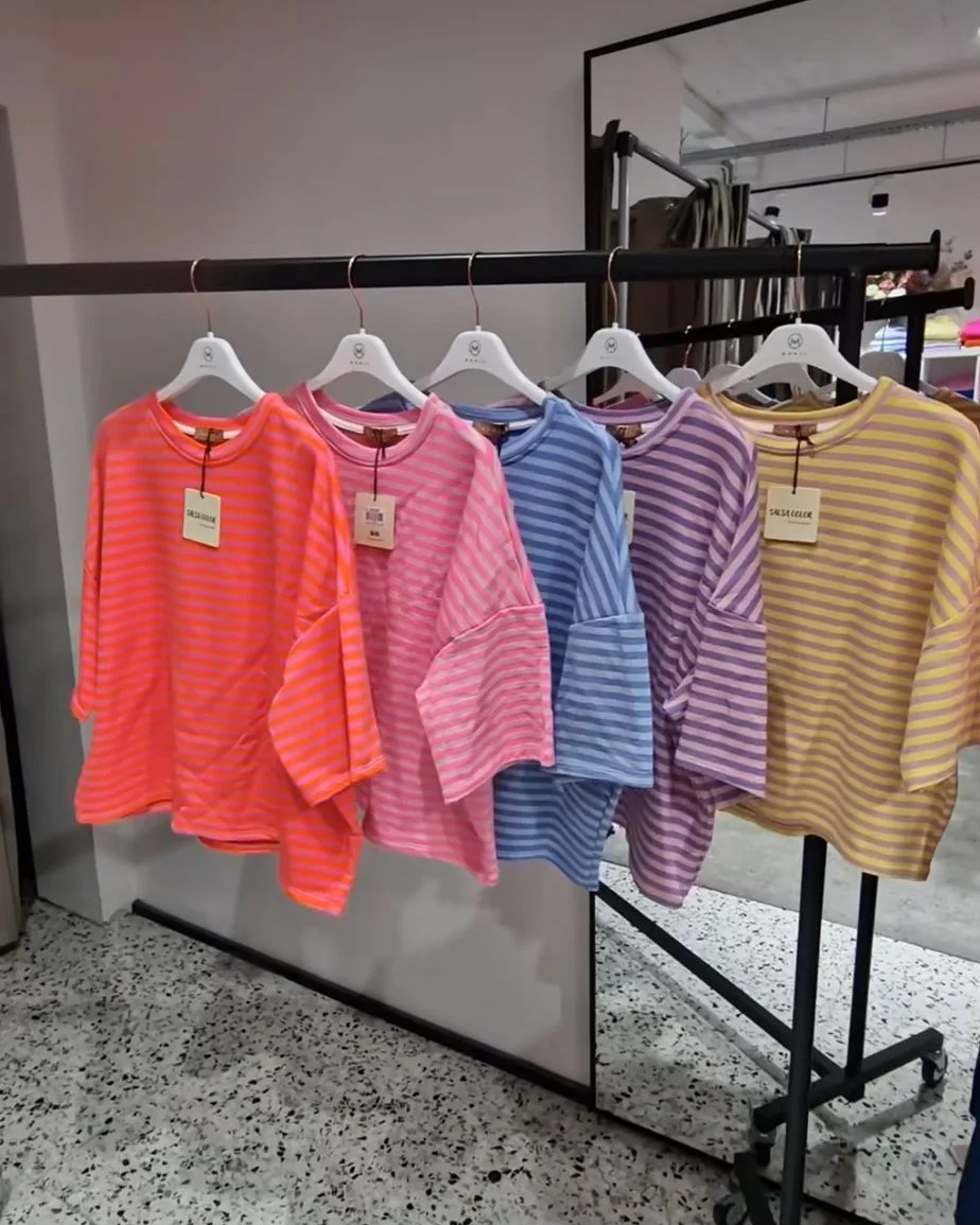 STRIPED T-SHIRT | Salsa Color