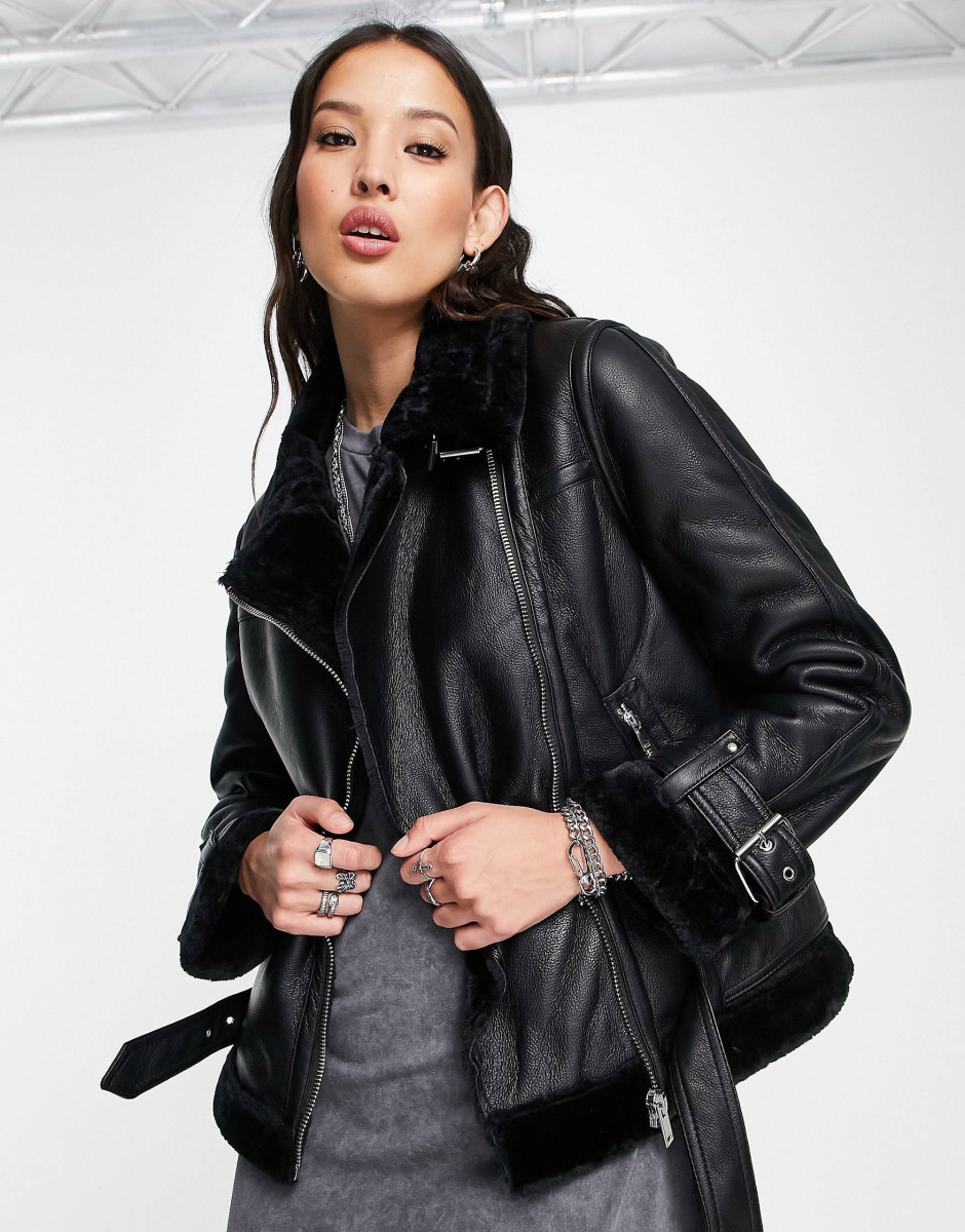 Bombardier cuir | Reda Fashion