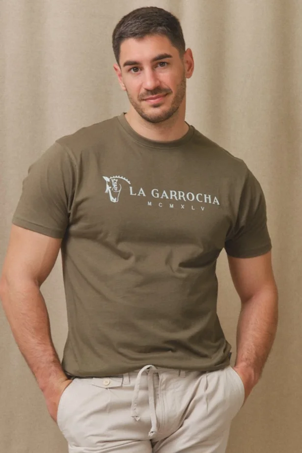 T-Shirt Casual Oliva Flock La Garrocha  | Definne