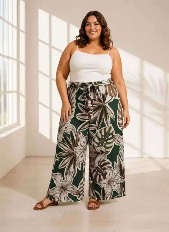 Pantalon " malya" kaki 44 au 52 | Les Chics Filles by Sab