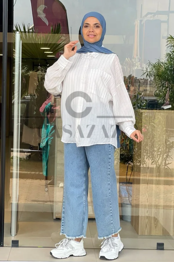 Chemise Oversise Courte | CasaZaz