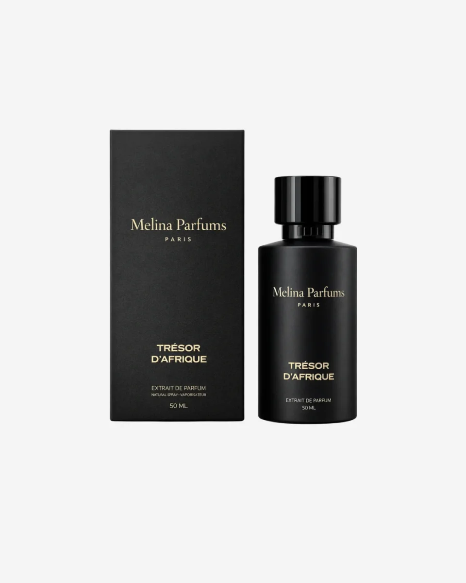 Trésor d’Afrique Édition L’Obsidienne - Extrait de Parfum Homme - Melina Parfums | Dîna Shop'