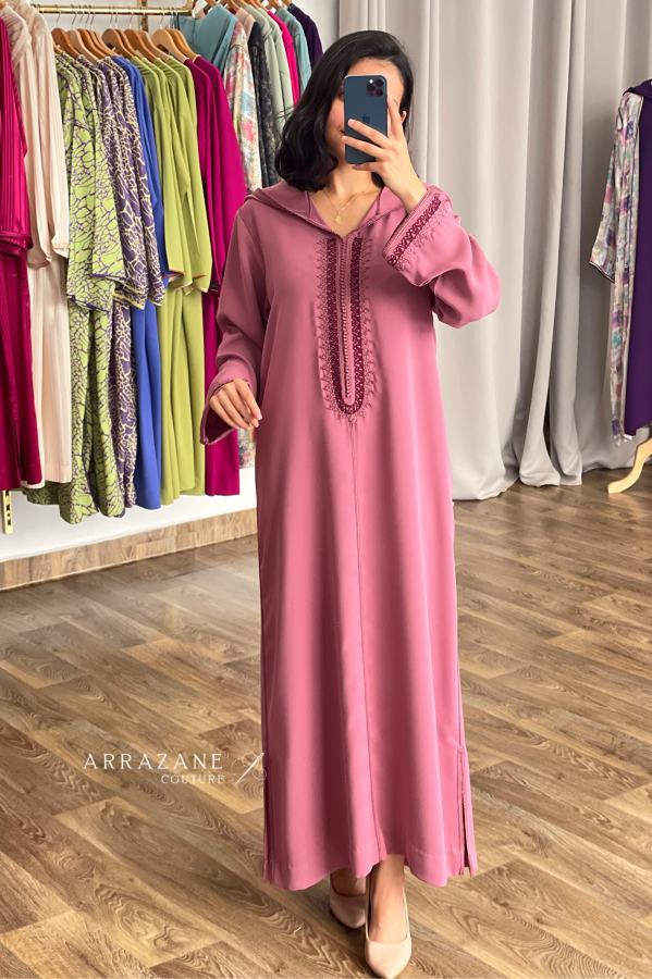 Djellaba Crêpe Zwak Lamaalam  | CasaZaz