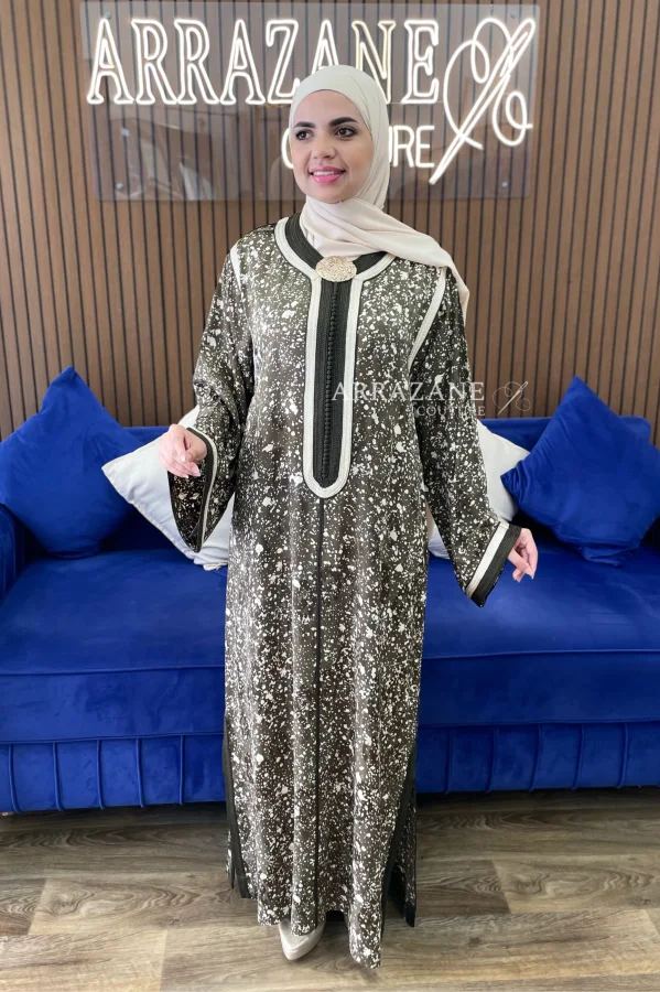 Caftan aspro vert kaki | CasaZaz
