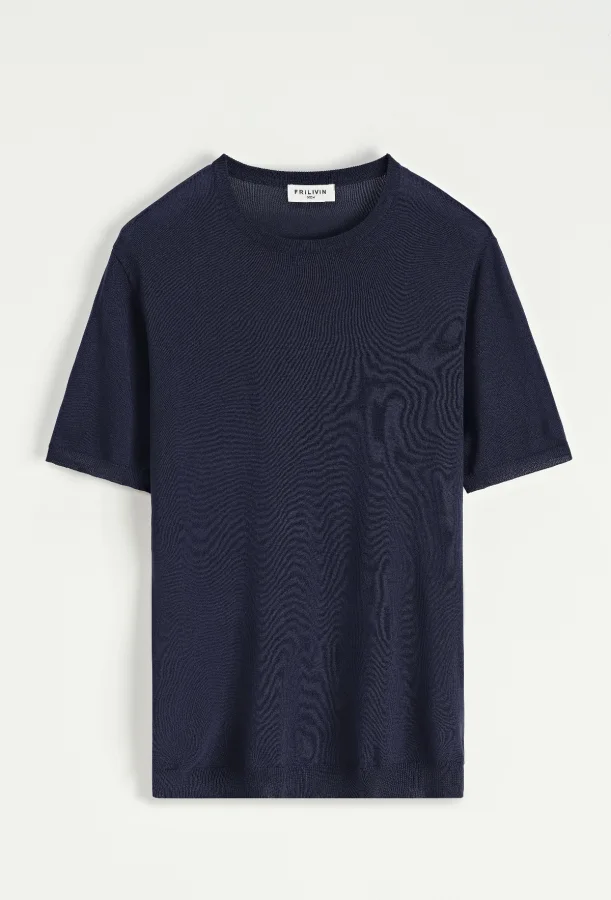 PRÉ-RESERVA T-Shirt malha Basica Marinho | definne