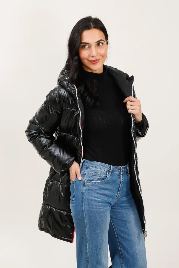 Veste longue réversible  | Nuances by maison Lanoo 