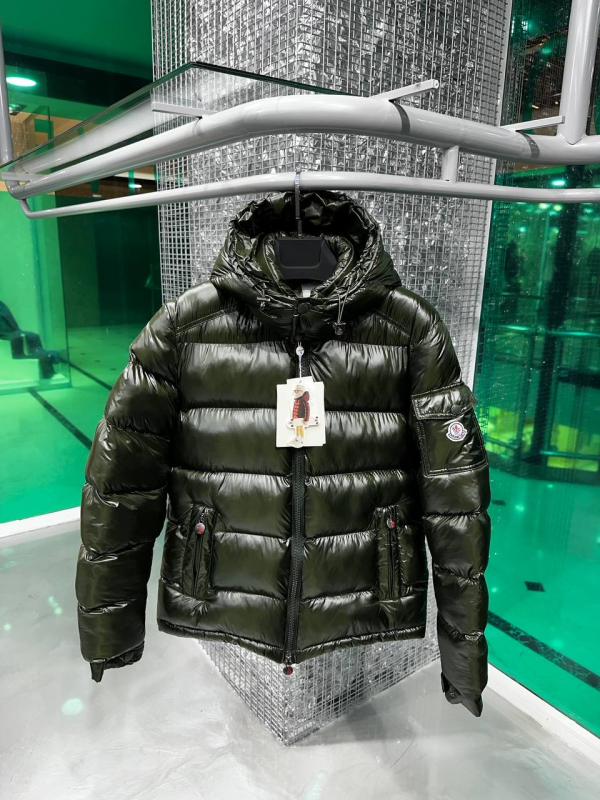 Moncler Down Filling Jacket Green  | MASSIMOLUXURYOUTLET