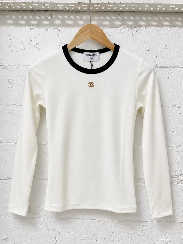 Chanel Paris Sweatshirt White | 