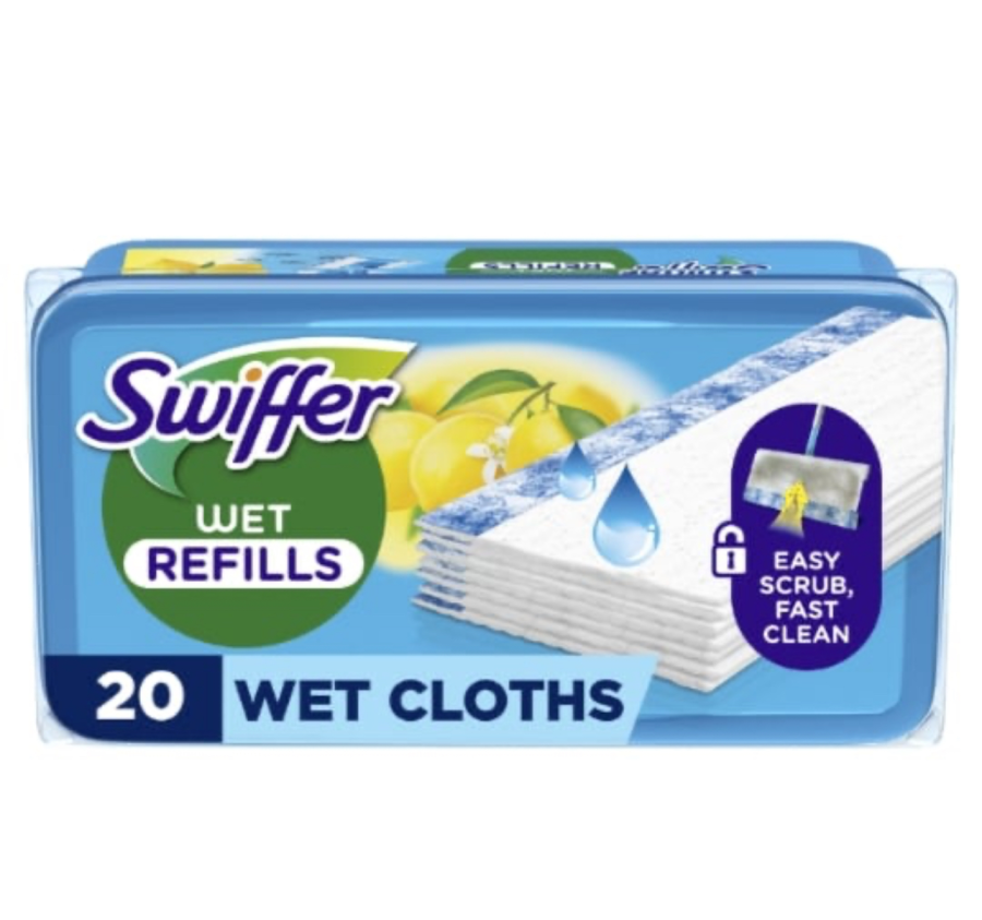Swiffer Lingette Sol Faîcheur et Anti-Poussiére Parfum Citron | Miniprix